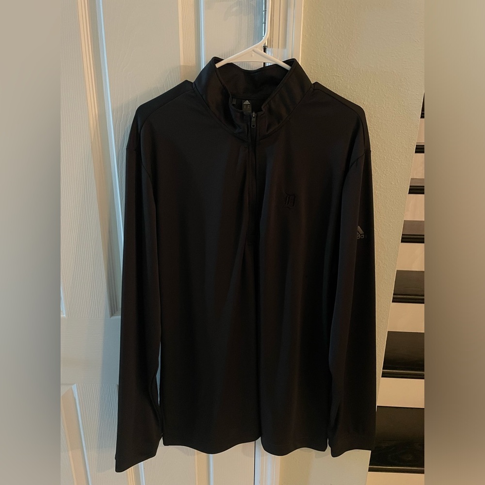 NWT Detroit Tigers MLB Adidas Quarter Zip